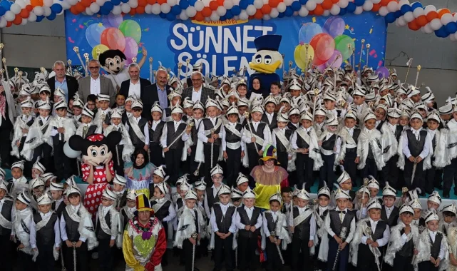 Kocaeli Gebze Belediyesi'nden geleneksel sünnet şöleni