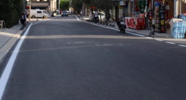 Kocaeli'de yol ve kaldırım yenileme çalışması tamamlandı
