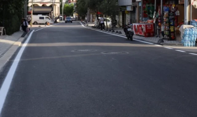 Kocaeli'de yol ve kaldırım yenileme çalışması tamamlandı