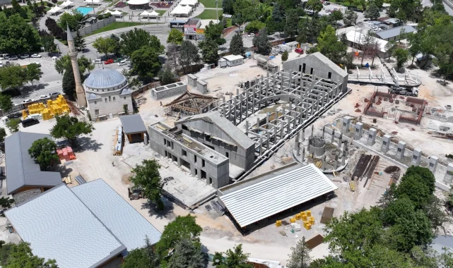 Konya'da sıfır karbon Şehir Kütüphanesi yükseliyor