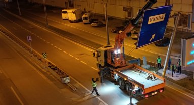 L tipi levhalar, trafik akışını rahatlatıyor