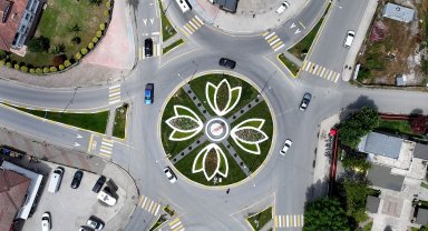 Sakarya Köprübaşı Kavşağı'na estetik yüz