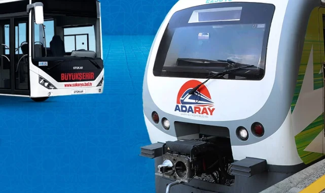 Sakarya'da toplu taşıma bayram boyunca ücretsiz