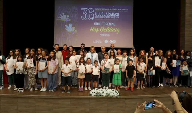 Uluslararası Çocuk Resimleri Yarışması'nda ödüller dağıtıldı