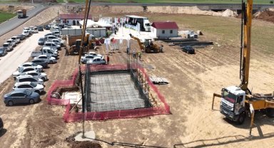 427 milyon TL'lik Atık Su Arıtma Tesisi'nin temeli atıldı