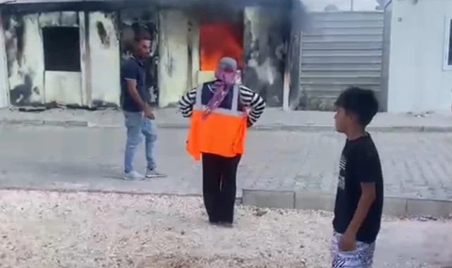 Adıyaman'da K13 konteyner kentte yangın! İlk müdahaleyi sağlık ekipleri yaptı