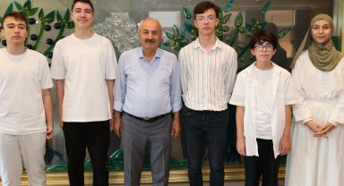 Başkan Büyükgöz LGS birincilerini ağırladı