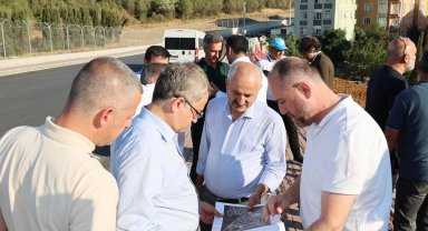 Başkan Büyükgöz ve Dr. Baraçlı projeleri yerinde inceledi