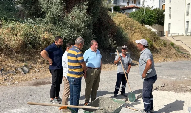 Başkan Topuz, Milas'ın çalışmalarını yerinde inceledi