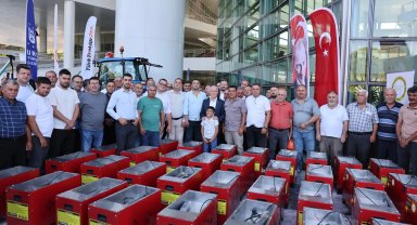 Bursa Büyükşehir'den kırsala ekipman desteği