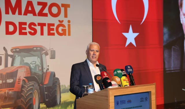 Bursa Büyükşehir'den yüzde 100 hibeli mazot desteği