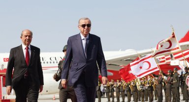 Cumhurbaşkanı Erdoğan törenler için Yavru Vatan'da
