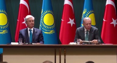 Erdoğan ve Tokayev'den enerji, savunma ve Filistin vurgusu