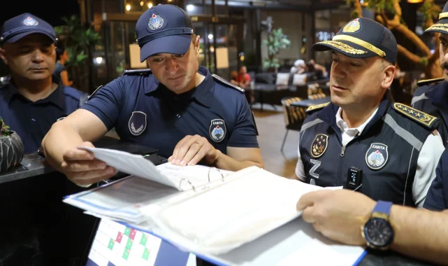Gaziantep'te zabıta ekipleri huzur için sahada