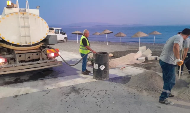 İzmir Güzelbahçe'de 'sıcak hava' düzenlemesi