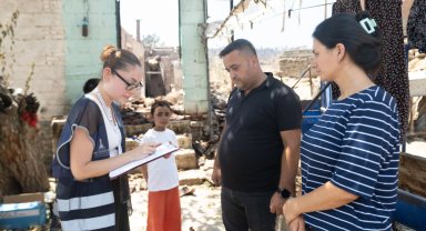 İzmir'de yangın mağdurlarına destek... Ekipler sahada