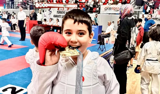Keşanlı sporcu, Çorlu'daki yarışmada Türkiye Şampiyonu oldu