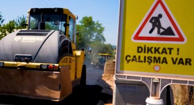Körfez Sipahiler'de 2 kilometrelik yol yenilendi