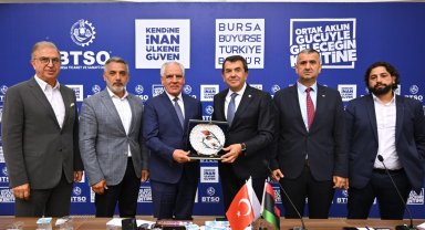 Libya'dan Bursa'ya yeniden yapılanma sürecinde iş birliği daveti