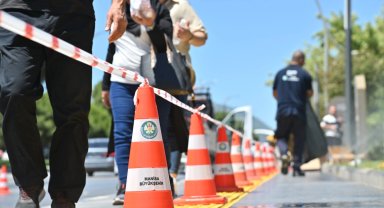 Manisa'da 'hissedilebilir zemin' uygulaması