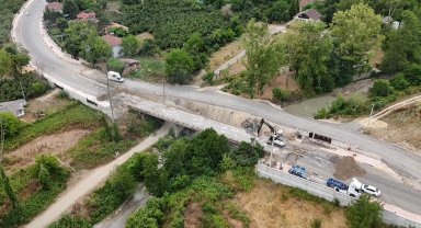 Sakarya Kanlıçay Köprüsü'nde çalışmalar başladı