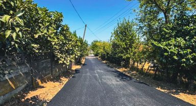 Sakarya Karasu'da bir mahallenin ulaşım hattı daha yenilendi