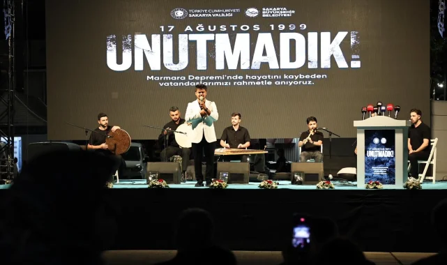 17 Ağustos'un 26. yılı Sakarya'da anıldı