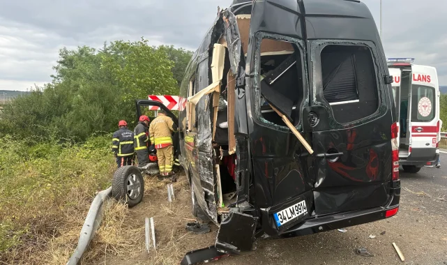 Anadolu Otoyolu Düzce'de kaza: 7 yaralı
