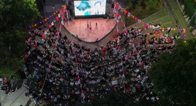 Ankara Keçiörenliler açık havada sinemanın keyfini çıkardı