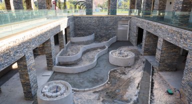 Başkan Şahin, mozaik temalı bahçeleri yerinde inceledi