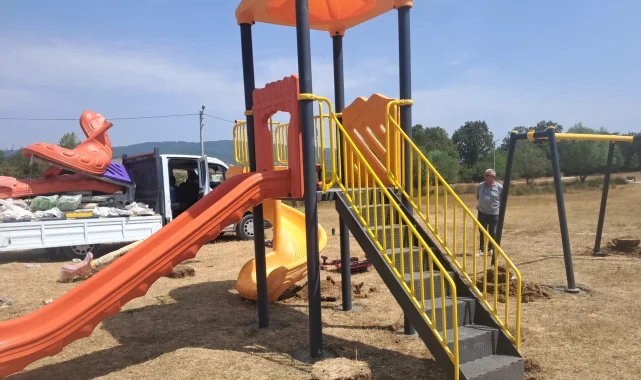 Bilecik'te çocuklara büyük müjde: 14 köye yeni oyun parkı