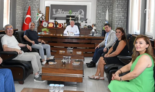 Bursa'da Başkan Aydın'dan Harmancık'a 'geçmiş olsun' ziyareti
