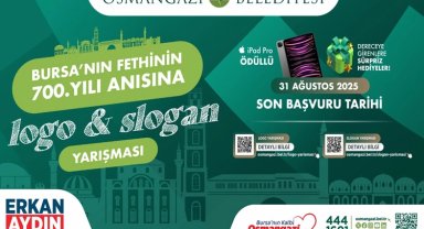 Bursa'da fethin 700'üncü yılına özel Osmangazi'den logo ve slogan yarışması