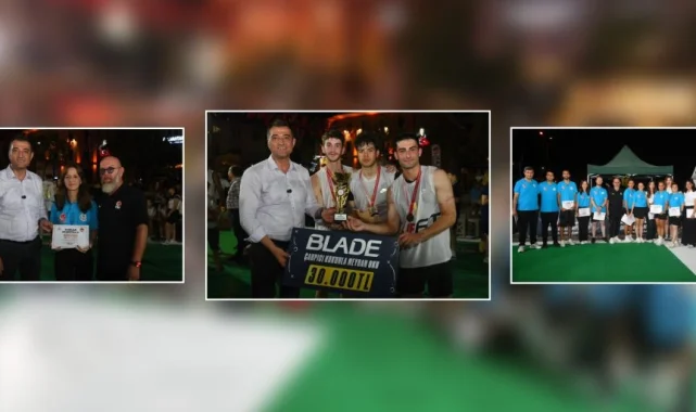 Büyük heyecana sahne olan sokak basketbolu sona erdi