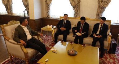 Çin Büyükelçiliği heyetinden Arı'ya ziyaret