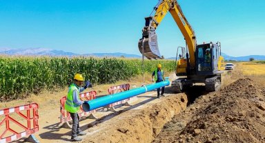 Denizli Tavas'ta asbest borular tarihe karışıyor