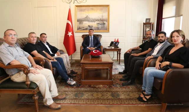 Düzce Gazeteciler Cemiyeti'nden Vali Aslan'a ziyaret
