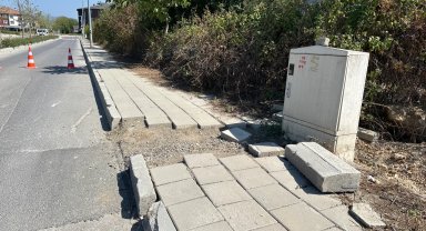 Düzce'de yeni kaldırım plansızlık kurbanı!