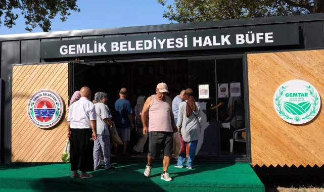 Gemlik Belediyesi'nden Kumla'ya yeni halk büfe hizmeti