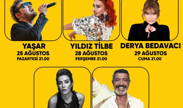 Harbiye'de yaza veda: Dev kadro sahnede