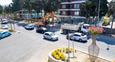İzmir Güzelbahçe'de ana arterler yenileniyor