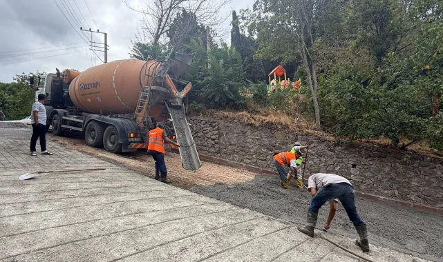 İzmit Belediyesi'nden hızlı ve etkili yol hizmeti