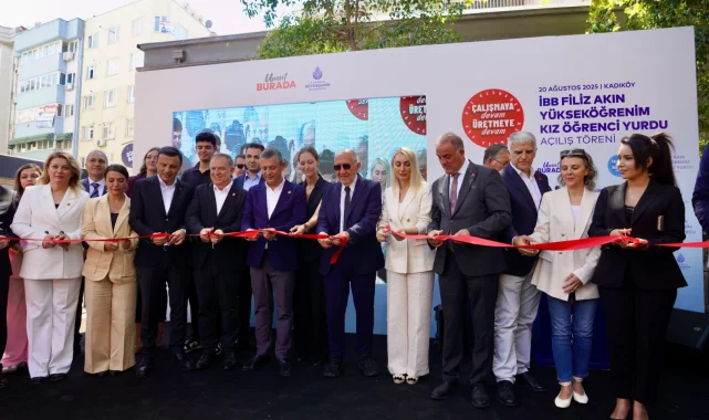 Kadıköy'de Filiz Akın Kız Öğrenci Yurdu hizmete açıldı