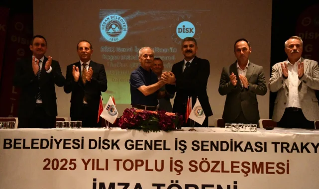 Keşan Belediyesi'nde toplu iş sözleşmesi imzalandı