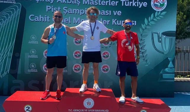 Keşanlı atlet Türkiye Masterlar'da altın madalya kazandı