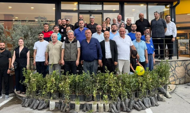Kocaeli Büyükşehir'den Geyve'ye fidan desteği