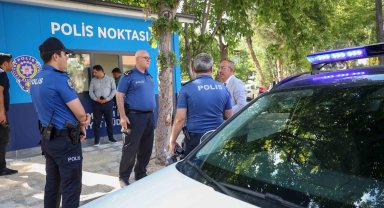 Konya Meram'da kafeler sokağına 'emniyet'li nokta