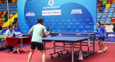 Konya Selçuklu'da masa tenisi heyecanı