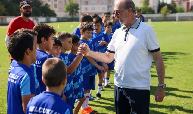Konya Selçuklu'da spor okullarına ziyaret