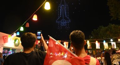 Konya'da 250 drone 'Zafer'e uçtu!